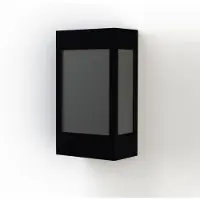 Roger Pradier Brick² Model 1 Wandlamp Velvet Black | Black PMMA
