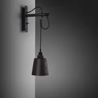 Buster + Punch Hooked Wandlamp Graphite | Small | Smoked Bronze