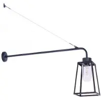 Roger Pradier Lampiok buitenlamp Frosted glass | Black grey | Small