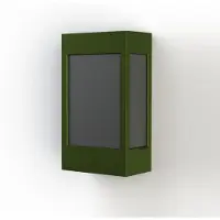 Roger Pradier Brick² Model 1 Wandlamp Fern Green | Black PMMA