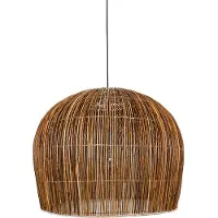 Ay Illuminate Rattan Bell Suspension Large
