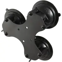 Ram Mounts RAM Drievoudige Basisadapter, Accessoires voor barcodescanners