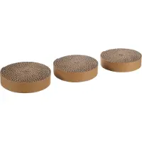Flamingo Densi - Vervangstuk Krabkarton Katten - Krabspeelgoed Densi Vervangstuk Krabkarton Rond 3stuks - 3st - 134084 - 3st