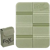 MFH - Max Fuchs Fox Outdoor - Thermisch zitkussen - Opvouwbaar - met Molle etui - OD legergroen