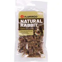 Flamingo Nature - Snack Honden - Nature Snack Konijn Blokjes 80g - 1st - 139144 - 1st