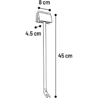 Flamingo AQUARIUM SCHOONMAAKBORSTEL BOB 4-IN-1 45X8CM