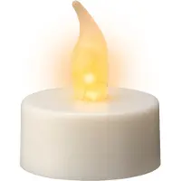 Lumineo LED waxinelichtjes - 6x st - wit - theelichtjes