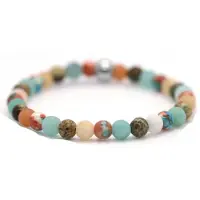 Heaven Eleven Meisjes armband familie oranje 4mm - Ibizamen KIDS