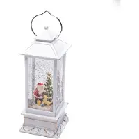 Konstsmide Kerstlantaarn met kerstman en hond | | 27.5 cm