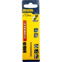 Irwin Tools Metaalboren - IRWIN - DIN 338 HSS - HSS Kobalt Staal - Ø 1 mm - 34 mm - Set van 2