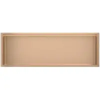 Guido Gusto Copper RVS Inbouwnis 30x90x7cm met LED verlichting