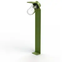 Roger Pradier Sherlock Sokkellamp Clear Glass | Fern Green