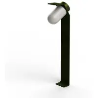 Roger Pradier Sherlock Sokkellamp Frosted glass | Fern Green
