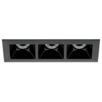 Lombardo Kura X3 Inbouwspot buiten 28° | Black | 2700 K IP65