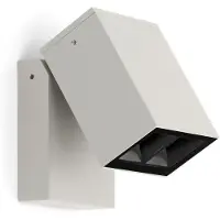 Lombardo Kura Reg X2 Buiten Wandlamp 18° | Light grey | 2700 K IP65