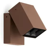 Lombardo Kura Reg X2 Buiten Wandlamp 28° | Corten | 2700 K IP65