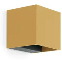 Lombardo Dodo 100 Wandlamp Gold|Dark Grey | 2700K IP54 Lichtbron Inbegrepen