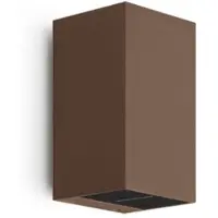 Lombardo Trend U&D 60 Doppio Blade Wandlamp Corten IP66