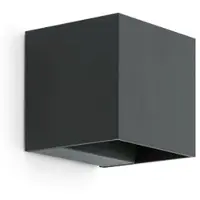 Lombardo Dodo 100 Wandlamp Dark grey | 2700K IP54 Lichtbron Inbegrepen