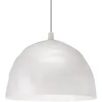 Foscarini Design hanglamp Bump, dimbaar, wit / opaal, Woon-/ Eetkamer, Kunststof, Design, hanglamp