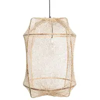 Ay Illuminate Hanglamp Z1 zwart sisal net tea dyed ø67x100cm