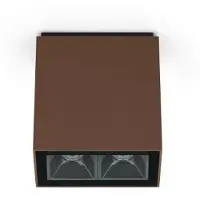 Lombardo Kura Top X2 Plafondspot Buiten 18° | Corten | 4000 K IP65