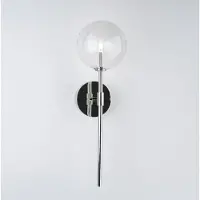 Schwung Dawn Single Wandlamp Polished Nickel