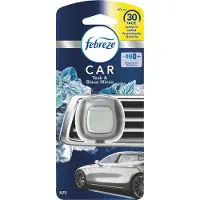 Febreze Auto Luchtverfrisser - Teak & Munt - 1 stuk - Met clip - Laat tot 30 dagen een lichte frisse geur achter - 2ml