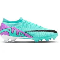 Nike Zoom Mercurial Vapor 15 Pro Gras Voetbalschoenen (FG) Turquoise Paars Zwart Wit