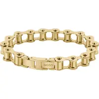 HUGO BOSS - 1580532 - Armband - Heren - geelboud - 19cm - CYCLE