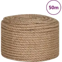 vidaXL Touw 50 m lang 10 mm dik jute