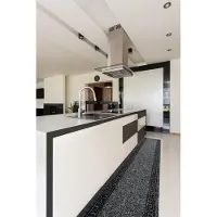 JYG Vloerkleed KRETA - Keukenmat - Keukenloper - Anti Slip - 66x550cm - Antraciet