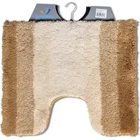 Wicotex toiletmat regenboog beige wit 50 x 60 cm |