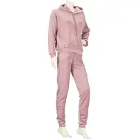 Apollo Huispak Dames Effen Oud Roze Fleece - Loungewear - Maat L/XL