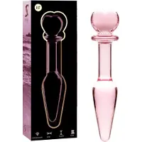 Nebula SERIES BY IBIZA - MODEL 7 ANAL PLUG BOROSILICATE GLASS 13.5 X 3 CM PINK | Sex Toys voor Vrouwen | Sex toys voor Mannen