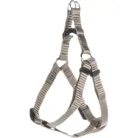 Flamingo Ziggi Step&go - Harnas Honden - Harnas Step&go Ziggi Greige Xs 20-35cm 10mm - 1st - 134429 - 1st