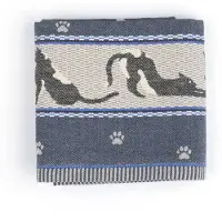 Bunzlau Castle Theedoek Cats Donkerblauw
