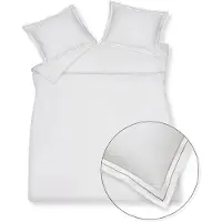 Vandyck Dekbedovertrek Purity Napels Sand Satijn-240 x 200 / 220 cm | Lits-Jumeaux