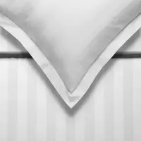 Vandyck PURITY 86 STRIPE 2-persoons (200x200/220) white