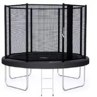 Akrobat Orbit Above The Ground Trampoline met Veiligheidsnet - 305 cm - Antraciet