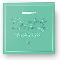 Gift Republic Scratch Cards Family - Groen / 11.7 x 11.7 x 4 cm / Karton