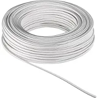Goobay Luidspreker kabel - Op rol - wit