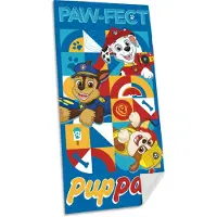 K-KIDS Paw Patrol strand/badlaken - 70 x 140 cm - katoen - voor kinderen - Strandlakens