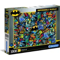 Clementoni - Puzzel 1000 Stukjes - Impossible Batman - Puzzel Voor Volwassenen en Kinderen - 14-99 jaar - 39575