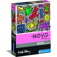 Clementoni - Puzzel 1000 Stukjes Keith Haring, Puzzel Voor Volwassenen en Kinderen, 14-99 jaar, 39756