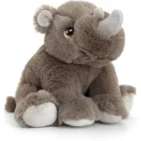 Keel Toys Pluche knuffel dier neushoorn 25 cm - Knuffeldier