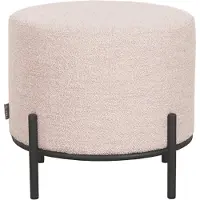 Label51 Troy poef boucle naturel 46x46x41cm
