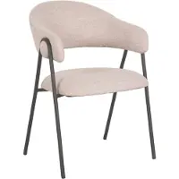 Label51 - Eetkamerstoel Lowen - Beige - 60x58x84cm - Set van 2