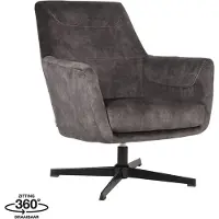 Label51 - Fauteuil Toby - Grijs - 80x75x85cm