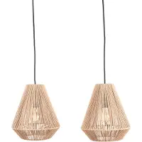 Label51 - Hanglamp Ibiza - Beige - 33x80x150cm